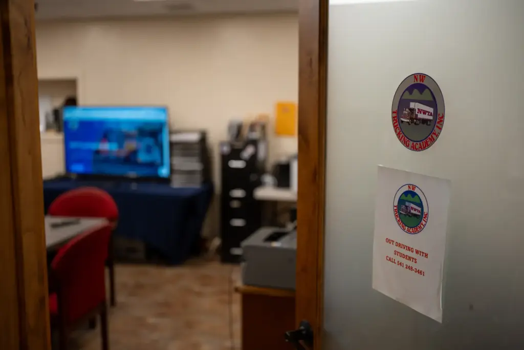 Inside the NW Trucking Academy school
